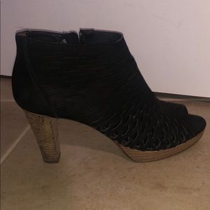 Paul Green Open Toe Cage Healed Booties